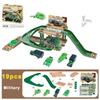 Kids Track Parking Lot Toy Automobile Building Racing Rail Car Park Fire Police Engineering Dinosaur Car for Children Gift