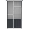 Vidaxl Aviary, Anthracite, 115X78X200 Cm, Galvanized Steel
