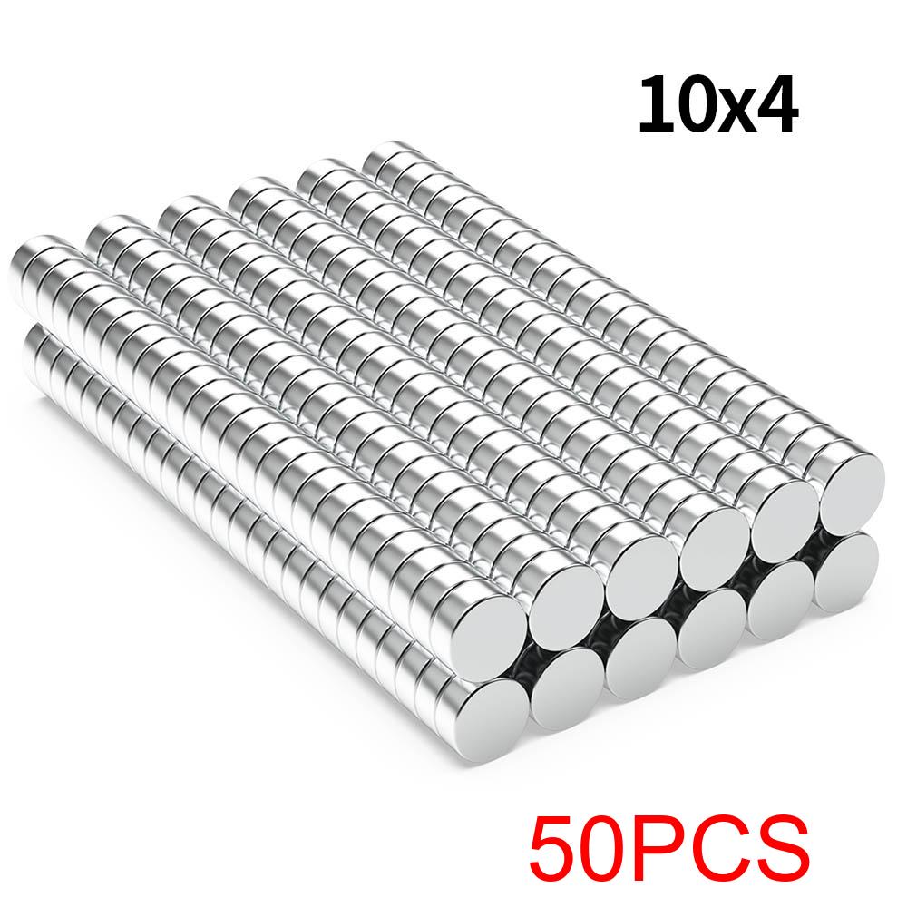 Super Strong Neodymium Magnet N35 NdfeB Permanent Magnetic imanes Round Powerful Magnets Refrigerator 10x1 10x2 10x3 10x5mm