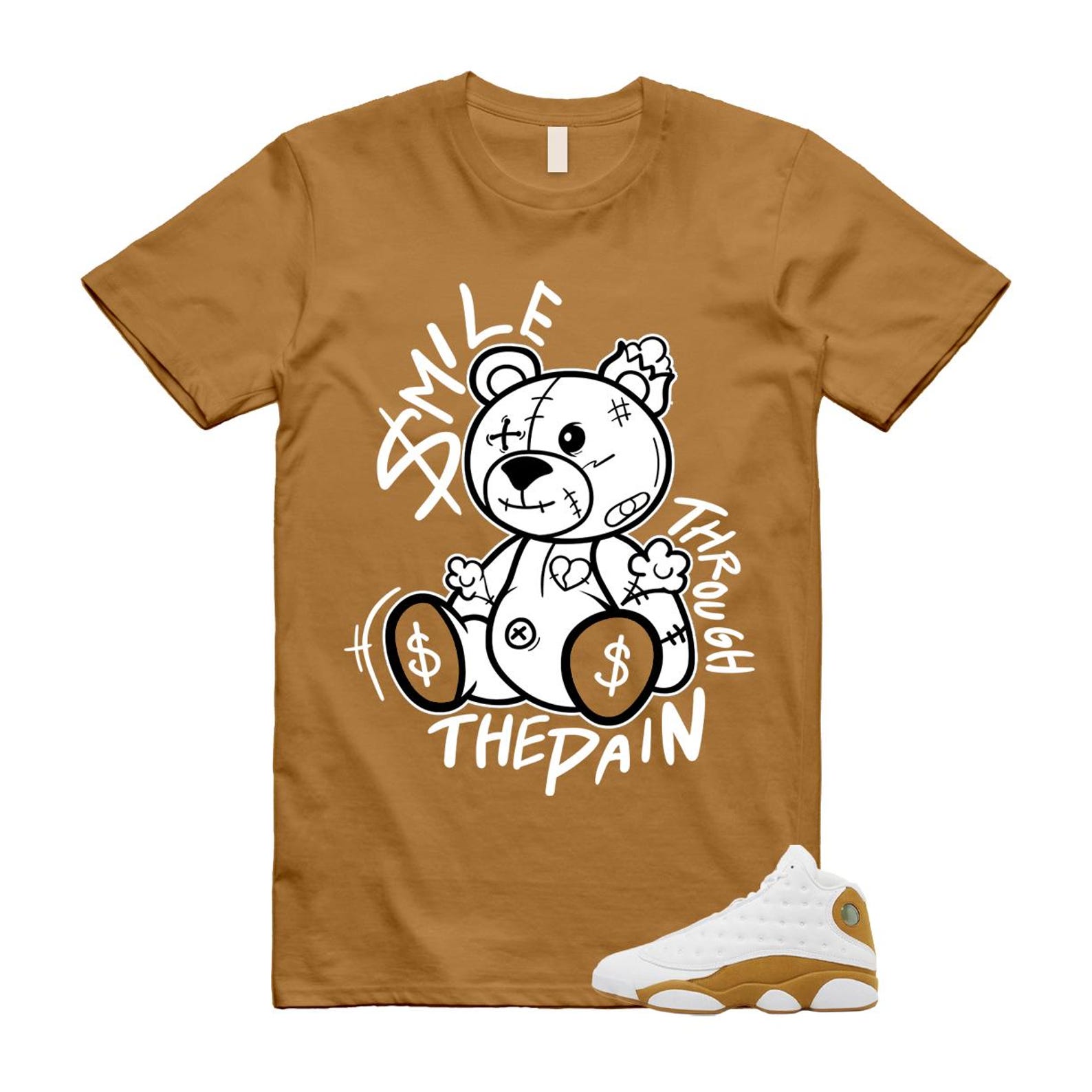 13 Wheat White T Shirt Match SM2 S