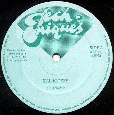 12inch Record JOHNNY P / LAHOO & PABLO D - Ital Jockey / Know Yu Friend WRT49 Techniques, Bro Jamaica Reggae, Ska & Dub Used