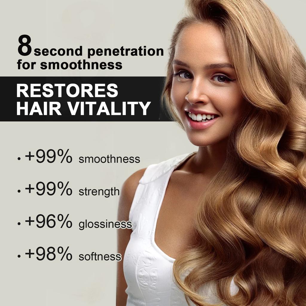 Crème de soin capillaire à la kératine hydratante lissante et soin des cheveux