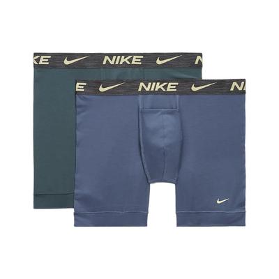 Dri-FIT ReLuxe Solid Waistband Letter Logo Boxer Shorts 2-Pack Men Bottoms DV3617-491