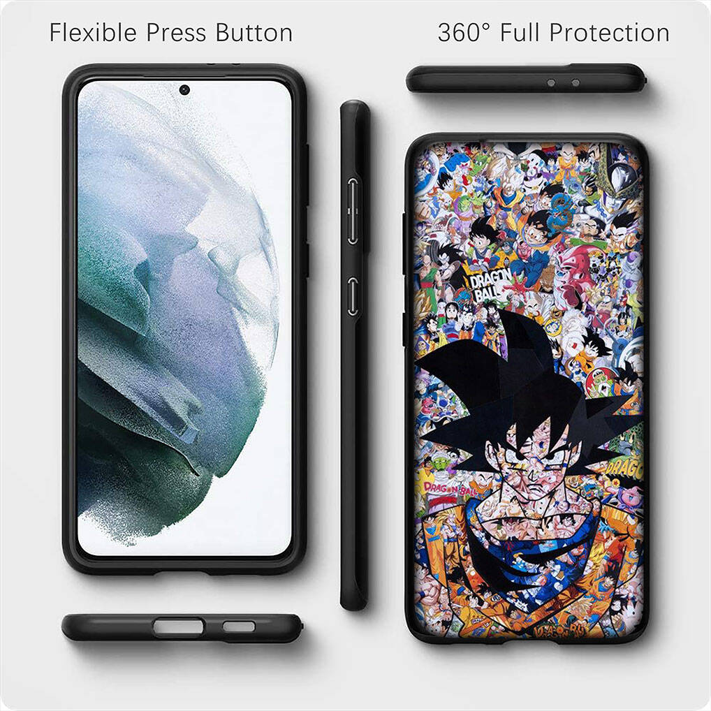 For Motorola Moto Edge 70 60 50 G54 G86 Samsung Galaxy S25 iPhone 17 16 15 Redmi Note 14 13 Pro Max Phone Case Super Dragon Ball Goku DragonBall Cover