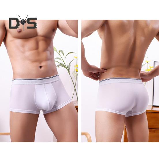 Pánské boxerky, elastické boxerky s 3D střihem do pasu, pohodlné kalhotky, pro každodenní nošení