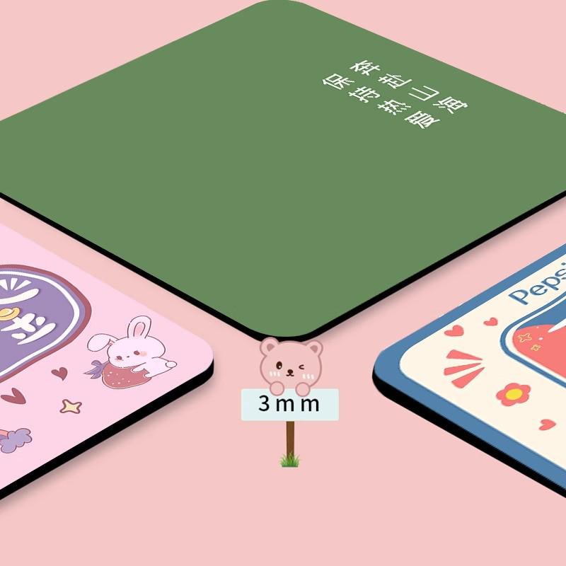 Charming Mouse Pad with Wrist Rest - Cute and Simple Desk Accessory for Girls and Students