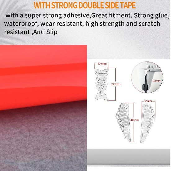 Motorcycle Side Fuel Tank pad Traction Pad Gas Knee Grip Protective Sticker Tankpad Protector fit for Ka&wa&sa&ki NINJA500/Z500 NINJA 500/Z 500 2024
