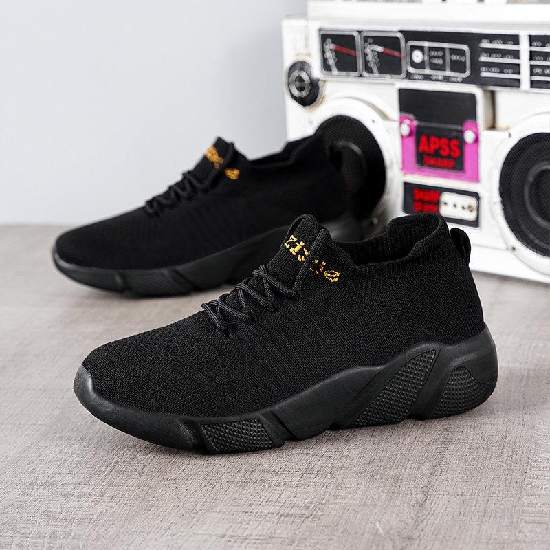 

Men s shoes new fly-woven mesh shoes casual sports platform trendy shoes low-top casual men s shoes sports shoes 47