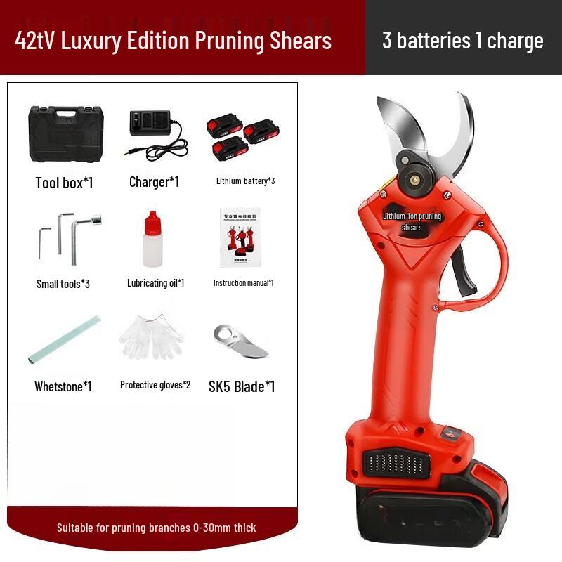 SMVP Cordless Electric Pruning Shears CN plug (adapter included)