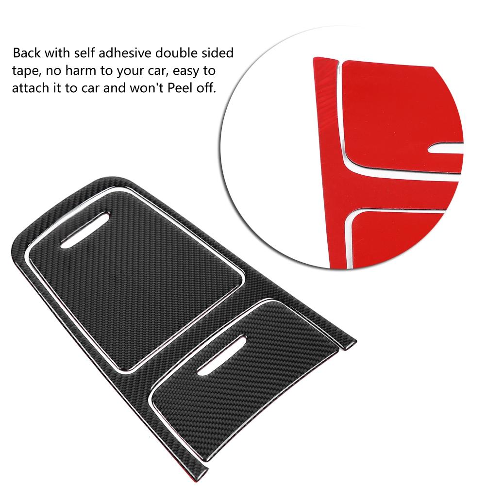 Centraal Bedieningspaneel, Koolstofvezel Middenconsolepaneel Cover Trim voor A-Klasse CLA GLA 2013-2019 Linkshandig