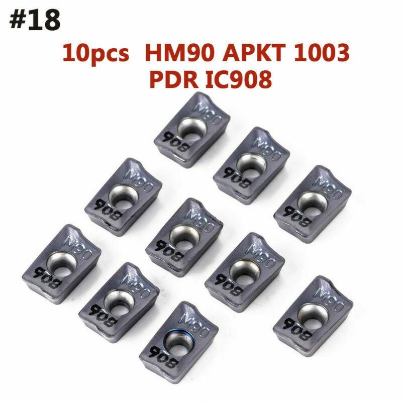 Langlebige Hartmetall-Wendeschneidplatten Fräser Drehmeißel-Set 10 Stück