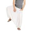 Women White Loose Baggy Pant Indian Party Wear Ethnic Boho Gypsy Harem Pants