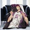Haikyuu Tendou Decken Fleece Bedruckt Hinata Karasuno Volleyball Kageyama Überwurfdecken für Bettwäsche Outdoor Plüsch Dünne Steppdecke
