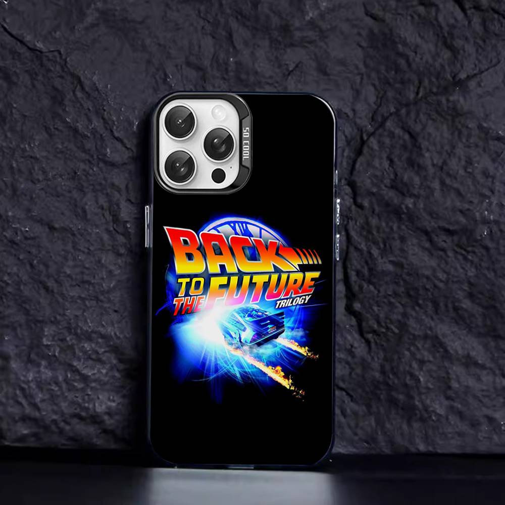 Back To The Future Phone Cases For IPhone 17 16 15 14 13 12 11 Plus Pro Max Pro Color Matte Cover