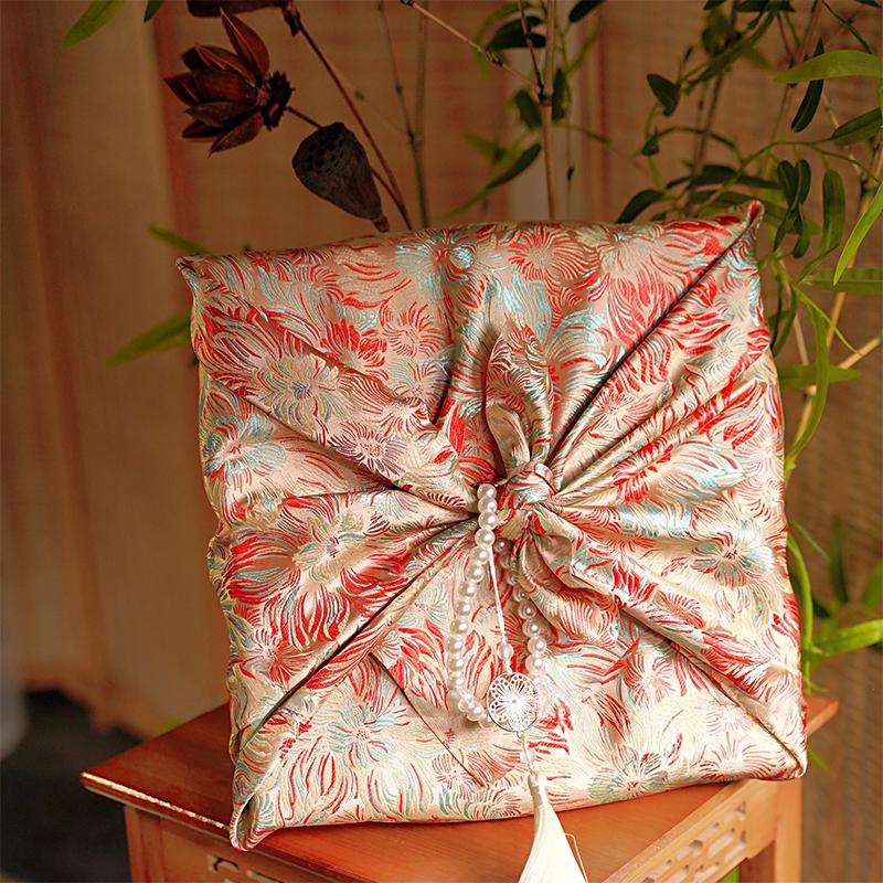 70x70cm Japanese Style Bento Packaging Cloth Furoshiki Handkerchief Travel Picnic Portable Festival Gift Teacup Wrapping Cloth