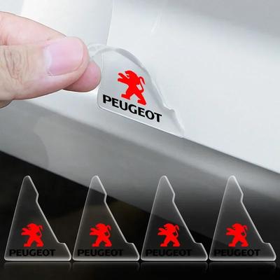 Transparent Car Door Corner Cover Anti-Scratch Protection Sticker For Peugeot 206 308 307 208 207 3008 2008 508 407 301 406 408