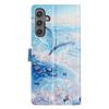 For Samsung Galaxy A35 5G Wallet Phone Case PU Leather Flip Cover with Stand Card Holder Painted Design