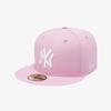 New Era Mlb New York Yankees Basic Fitted Cap Pond Pink 15131698