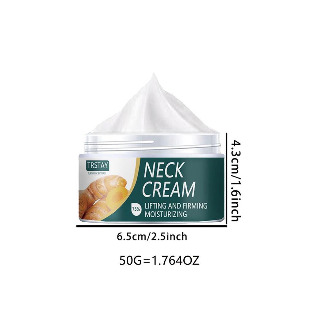 Straffende Halscreme – Feuchtigkeitscreme fürs Gesicht, Hyaluronsäure – Reduzierung des Doppelkinns, straffende Feuchtigkeitscreme