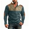 Spring And Men's Standing Collar Sweatshirt Is Outdoor Casual Sweaters Tops