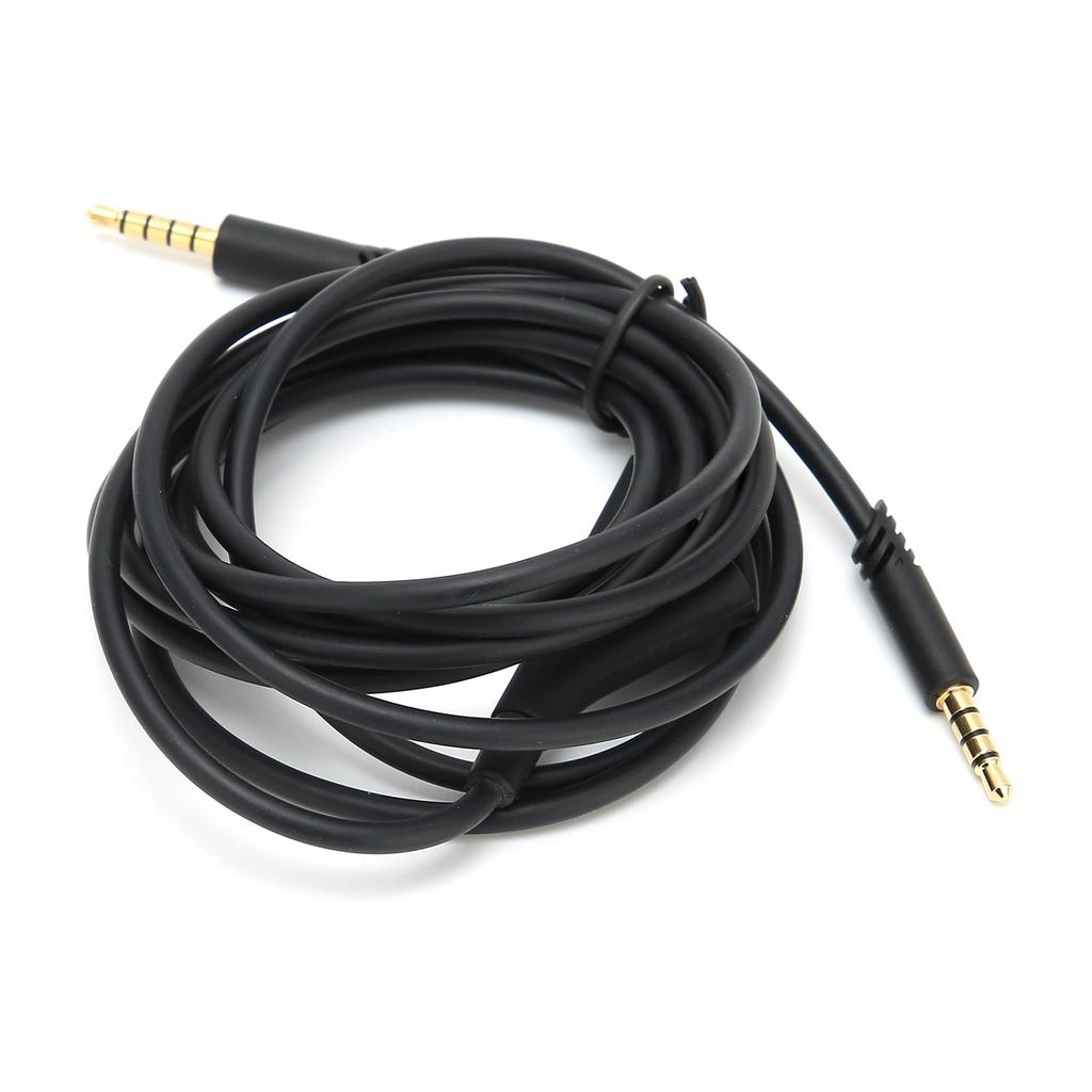 2M Headphone Cable Plug and Play Audio Line Volume Control for Logitech Astro A10 A30 A40