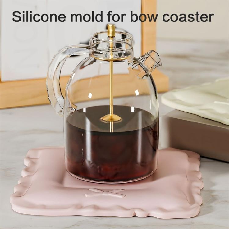 Heat Resistant Food Grade Silicone Mold For Crafting Unique Coaster Decoration Tableware Crafts Making Mould