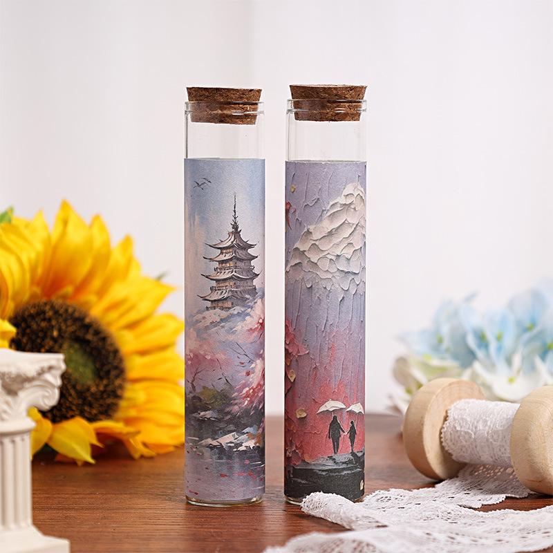 50 φύλλα/βιβλίο Χαρτί Scrapbook Κινούμενα Σχέδια Τοπίο Χαρακτήρας Στυλ Μικρός Πρίγκιπας Ιριδίζον Εγχειρίδιο Scrapbook Διακόσμηση Ημερολογίου