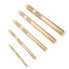 Drift Punch Set 1/4inch 3/8inch 1/2inch Knurled for Automotive Repair Gas Widely Used Good Grip Brass Drift Punch Tool