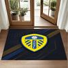 Leeds United Design Crystal Velvet Rug Soft Decorative Mat for Bedroom Entrance