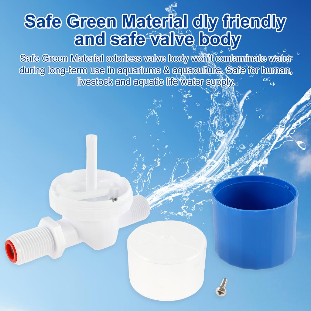 Automatic Water Level Control Valve Universal Water Level Control Float Valve with Elbow Fitting Livestock Drinking Water System