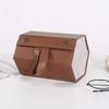 Brown Glasses Case Multi-Layer Storage Box Home Hanging Sunglasses Sunglasses Case Multi-Layer Foldable Glasses Case One Pack