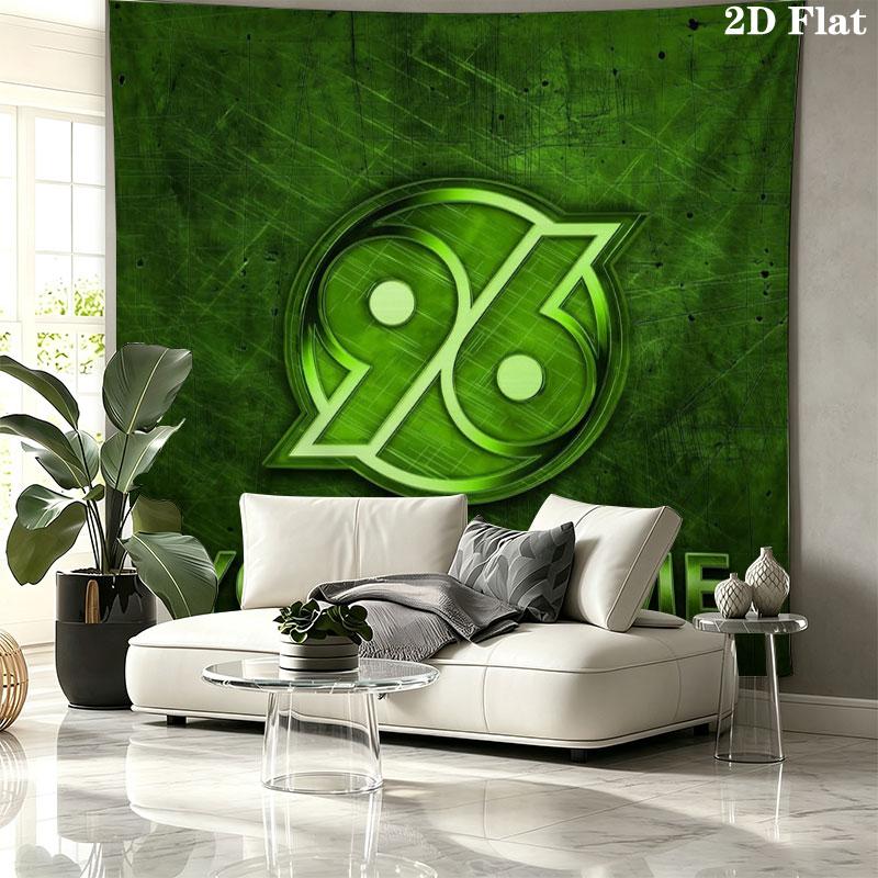 Hannover 96 Custom Name Wall Tapestry Aesthetic Wall Hanging Printed Fabric Blanket Decorative Tapestries for Bedroom Living Room Home Decor