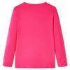 Kids' Long-sleeved T-shirt Bright Pink 92/104/116/128/140
