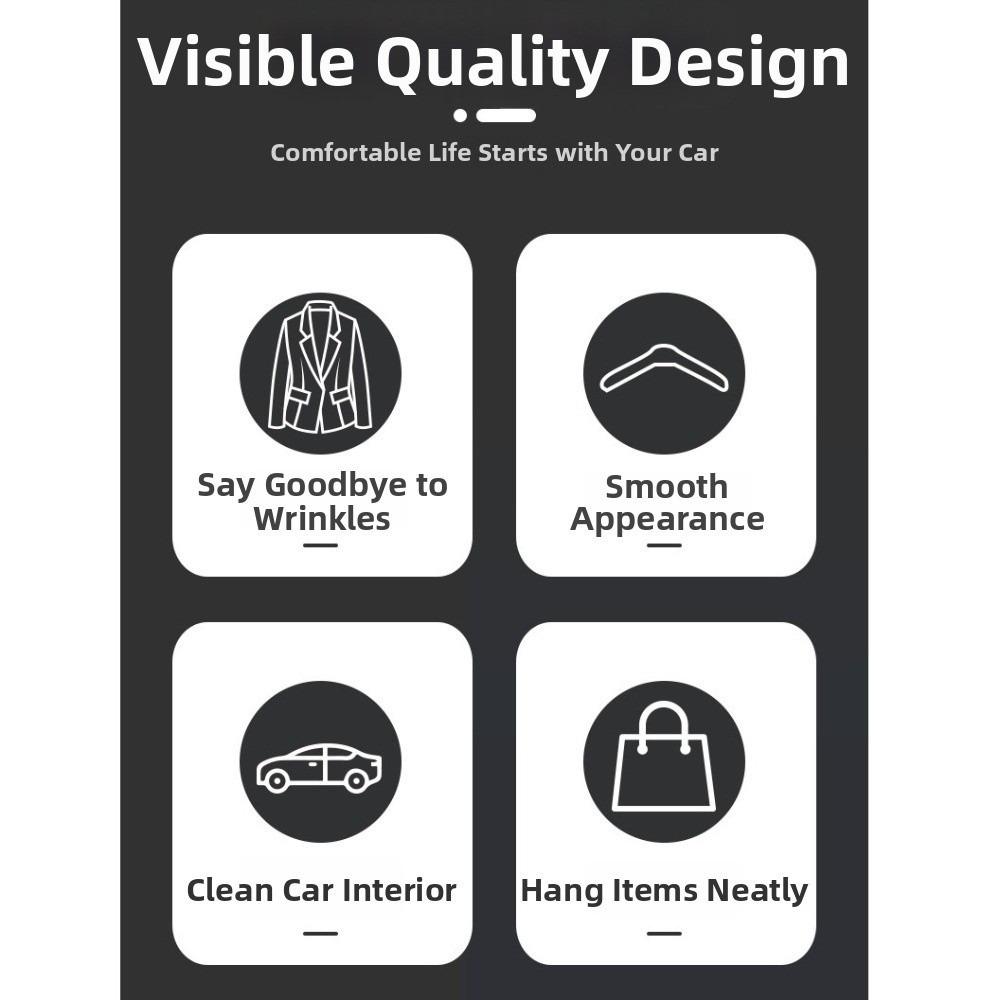 Universal Car Clothes Rack Extendable Back Seat Organizer Jacket Suit Coat Hanger  for Vehicle