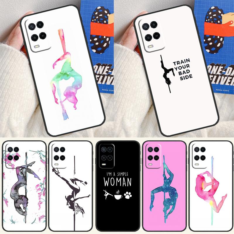 Pole Dancer Dancing Case For Oppo A16 A76 A96 A58 A78 A98 A5 A9 A91 A15 A17 A77 A52 A72 A74 A94 A54S A57S Cover