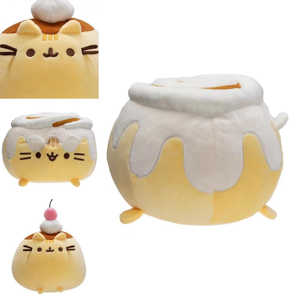 Morbido e Coccoloso Peluche Pusheen a Forma di Cuscino con Imbottitura in Cotone PP per il Comfort