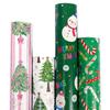 Copperplate Paper Christmas Wrapping Paper for Holiday Gifts  Festive Party Supplies