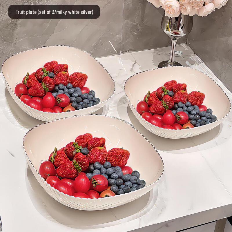 Elegant Home Snack & Fruit Serving Tray