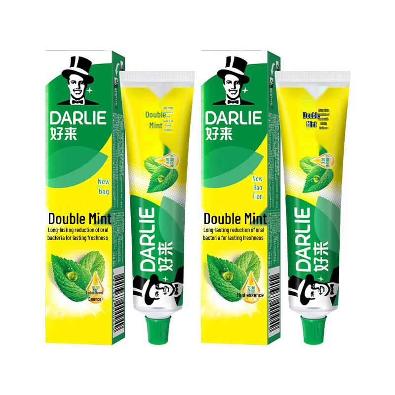 Зубная паста Darlie Double Mint 225 г, двойная упаковка
