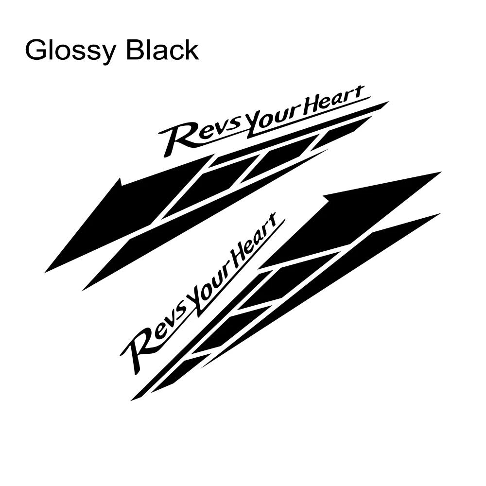 REVS YOUR HEART Motorcycle Stickers Creative Anti Scratch Vinyl Decals Motorbike Side Fairings Decoration Stickers For YAMAHA