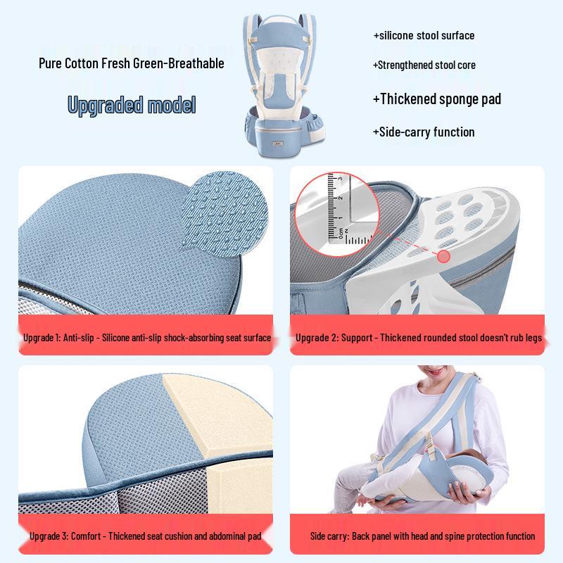 

Qinhu Наддовгий Слінг для Немовлят: Багатофункціональний поясний стільчик для будь-якої пори року