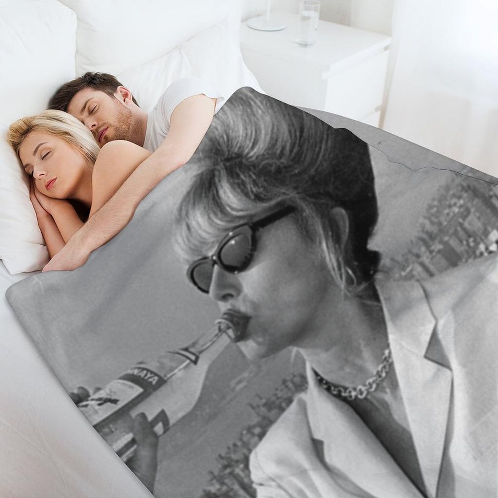 Patsy Stone Black and White Throw Blanket For Baby bed plaid Decoratives Nap Blankets