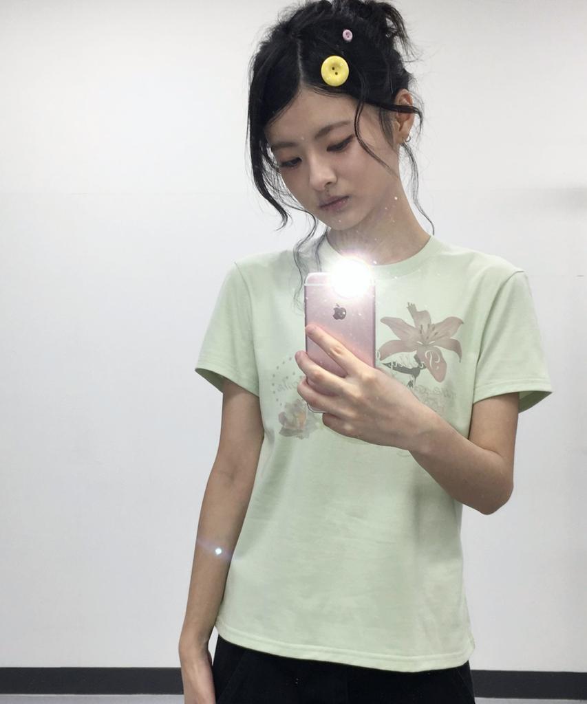 Naien Lotus Core Slim Fit Short Sleeve T-Shirt Lime