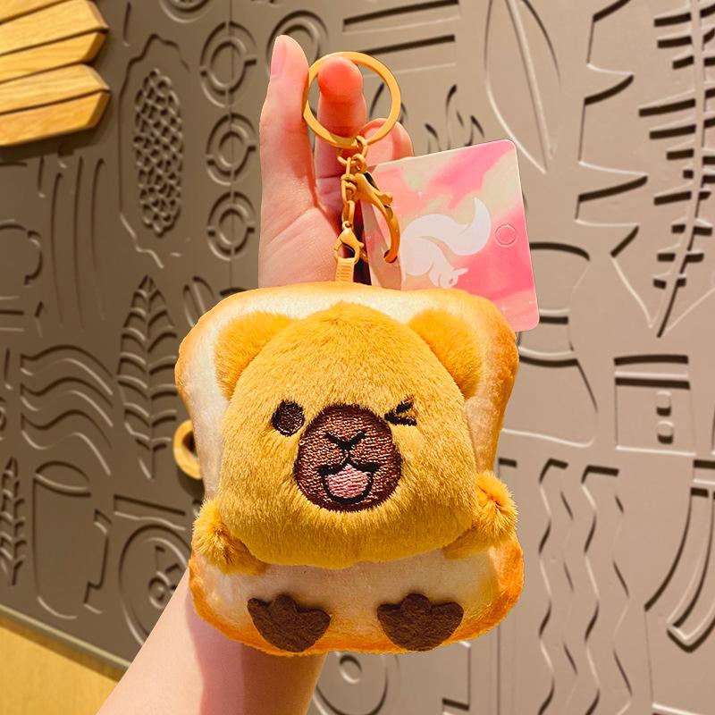 Χαριτωτό Κλειδοθήκη-Μαριονέτα Καπιμπάρα - Γούρι Σακιδίου & Μικρό Δώρο