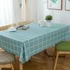 Nordic Plaid PVC Tablecloth: Oil-proof, Waterproof, Wash-free Table/Sofa Mat
