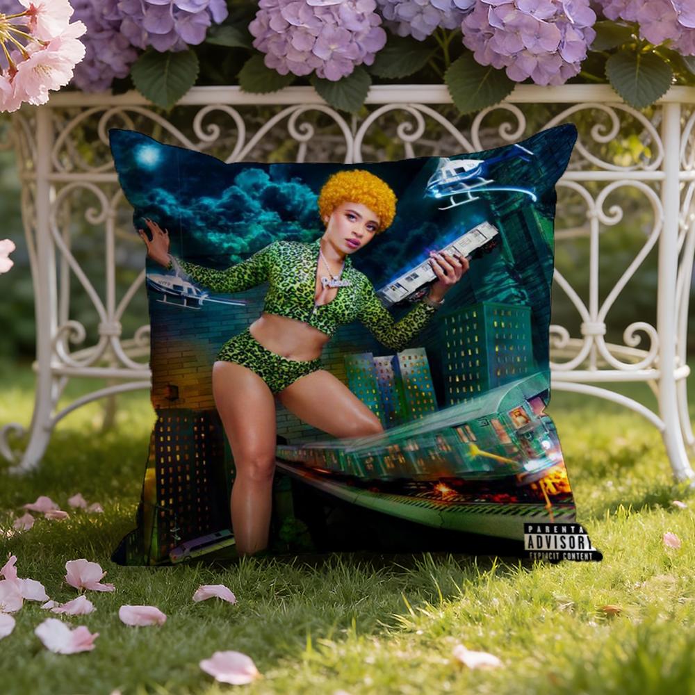I-Ice Spice Y2K Cushion Cover Home & Car Dual-Scene Pillow Cover: Reversible For Premium Comfort