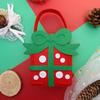 Gift DIY Christmas Bag Toy House Decoracion Portable Elk Handbag DIY Xmas Candy Bag  Kindergarten