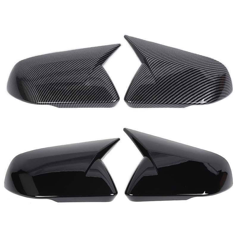 Dekorativ ram för bilens backspegel, skyddskåpa för Ford Mustang 2015 och uppåt med blinkerslampa, biltillbehör för exteriören, ABS-plast