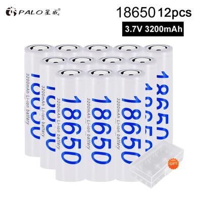 PALO 18650 3,7 V 3200 mAh 18650 Lithium-Akku für Taschenlampenbatterien