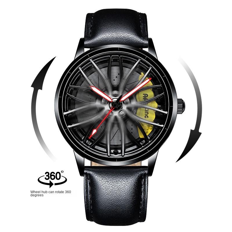 SVJ Wheel Watch Forged Hollow Watch Men's AMG 488 Hydraulic Men's Watch Quartz Watch